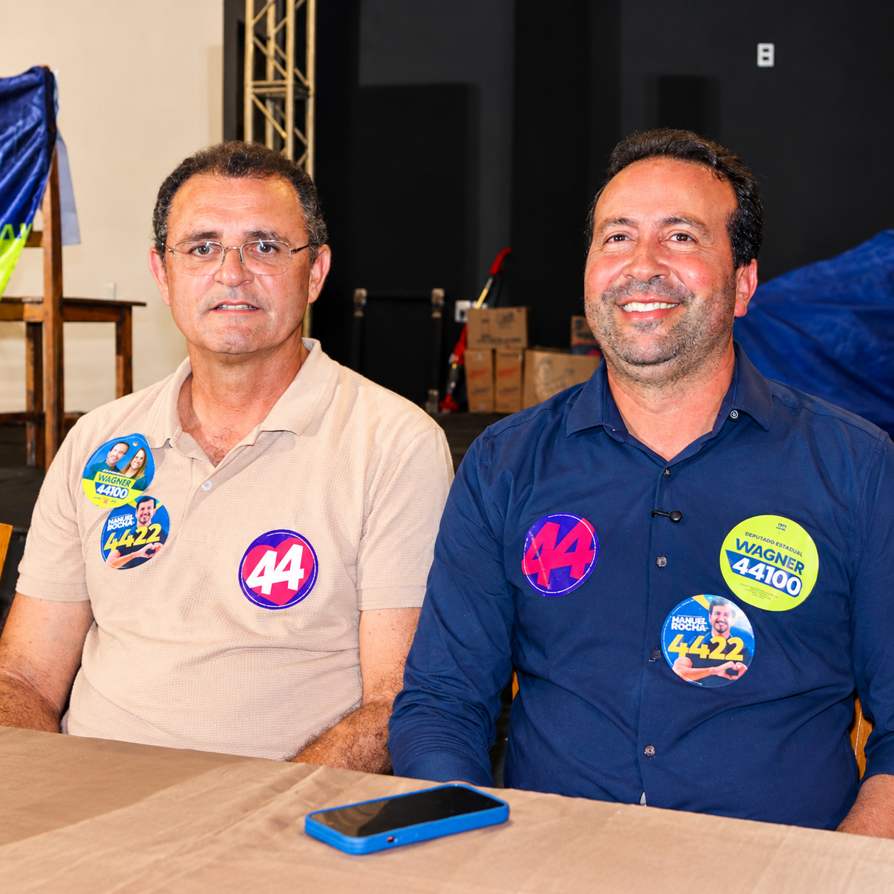 Em Dom Basílio, Wagner Alves promete mandato presente e critica o “deputado Copa do Mundo”.